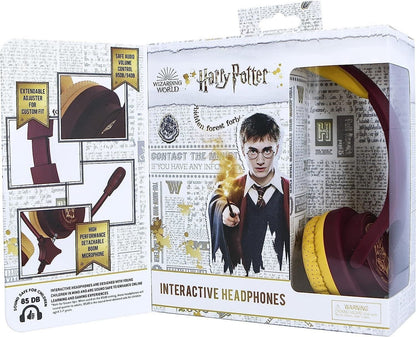 OTL Harry Potter Hogwarts Crest On-Ear Kids Headphones with Mic